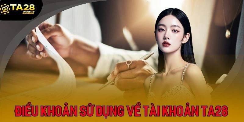 Điều Khoản Sử Dụng Tại Ta28 2 Những điều khoản về tài khoản cá cược cổng game Ta28