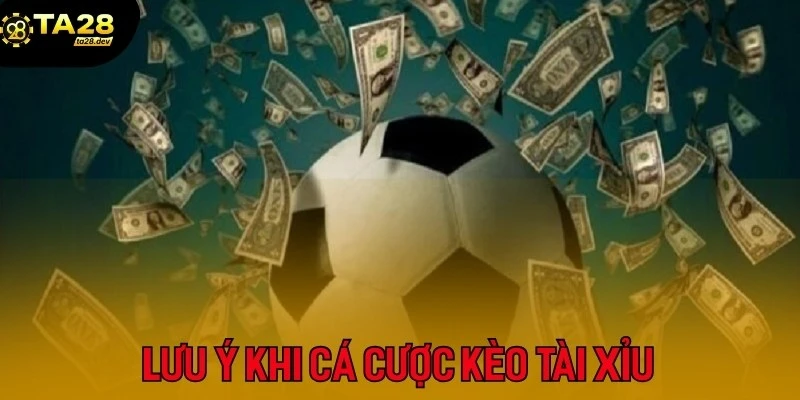 Công Thức Vàng Khi Chơi Kèo Tài Xỉu (O/U) Bóng Đá Tại Ta28: Bắt Tài Hay Xỉu? 4 Các lưu ý người chơi cần nắm để đảm bảo an toàn khi cá cược tài xỉu tại Ta28